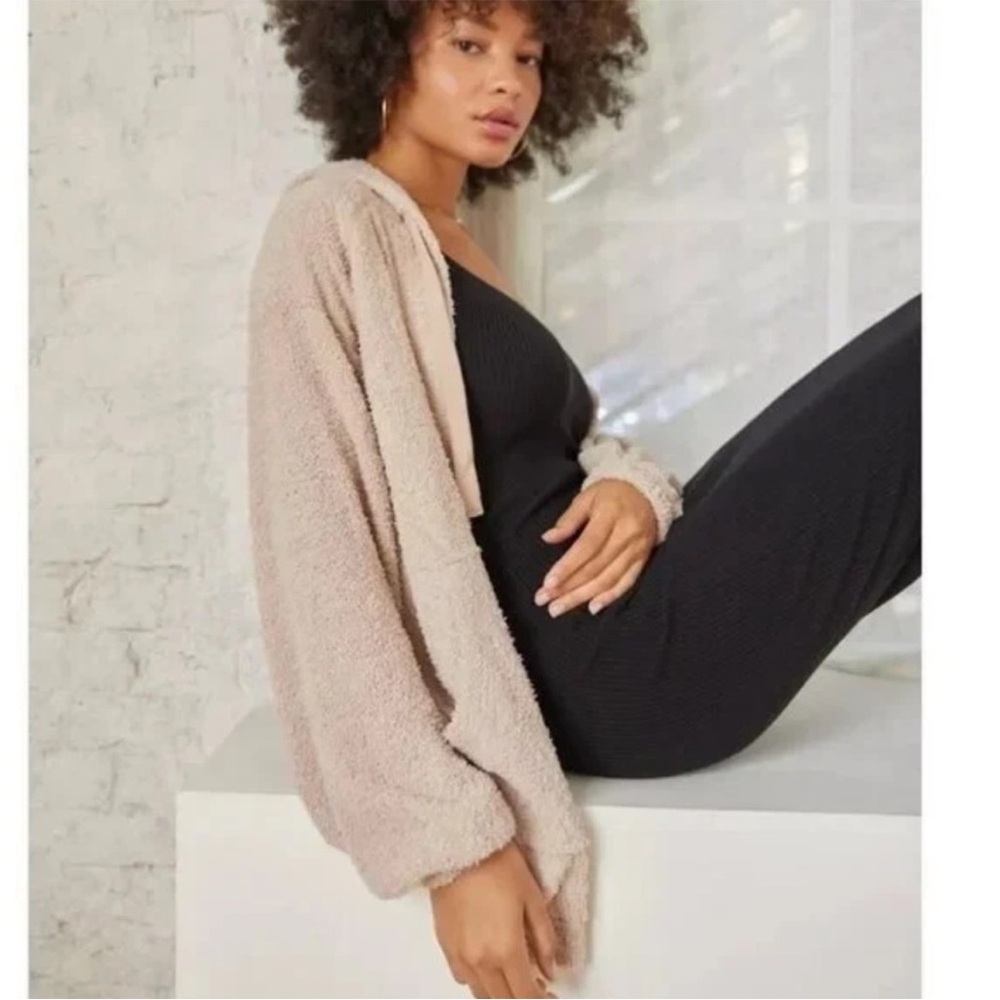 Out From Under Cozy Hoodie Cardigan Size Medium